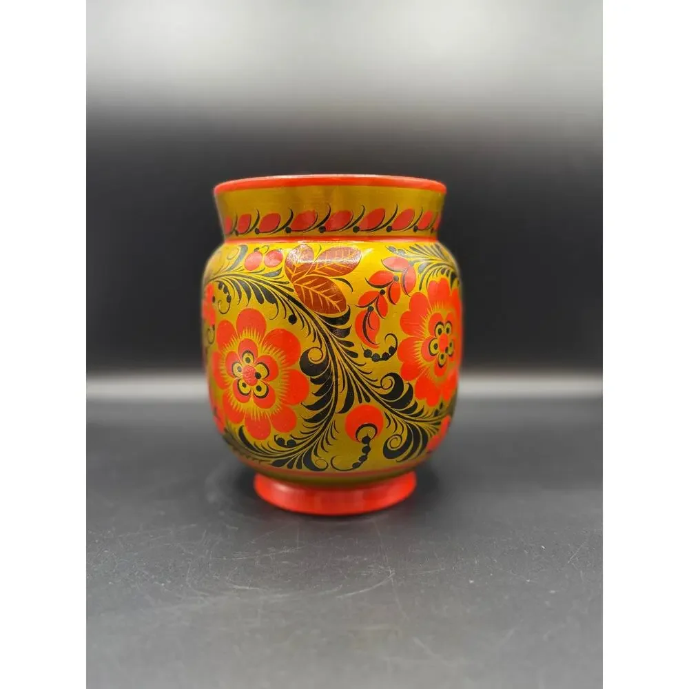 VTG Khokhloma Vase